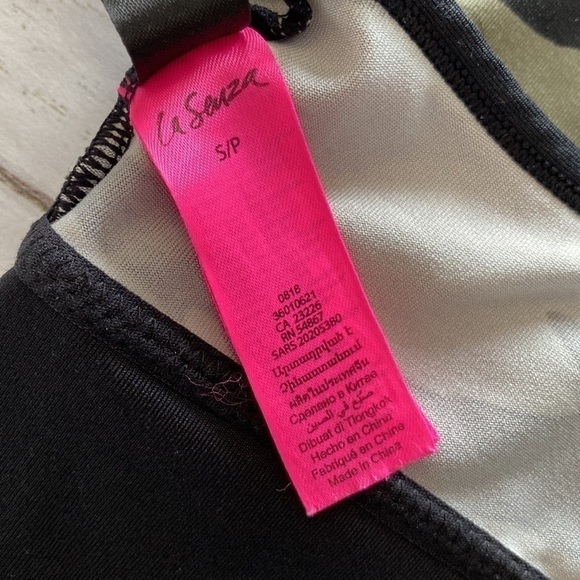 La SENZA Camo Green Racer Back Sports Bra S - Picture 10 of 11